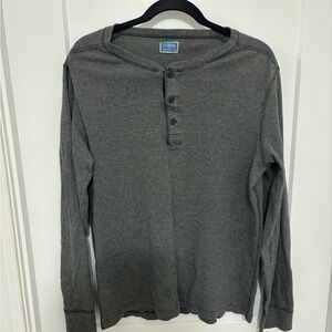 J. Crew Gray Henley Shirt